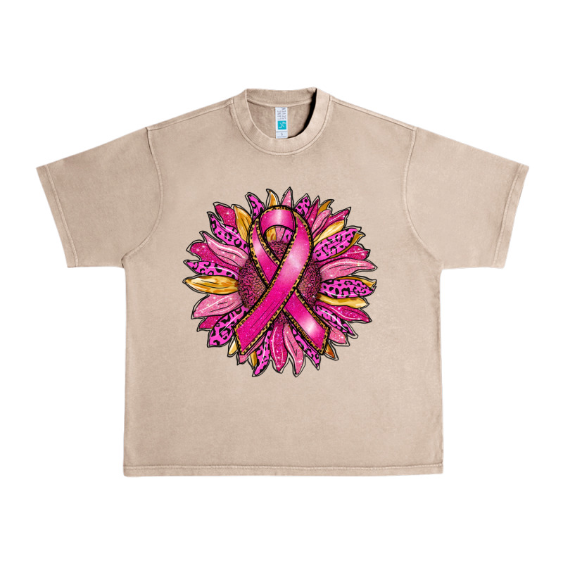 Breast Cancer Sunflower Urban Heavy Tee by RanaPortraitStore | Teevron