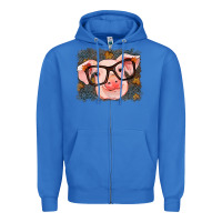 True Royal Fall Autumn Pig Zipper Hoodie - RanaPortraitStore
