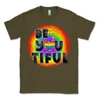 Army Green Be you tiful pride Classic Tee - FaDigitalArtStudio
