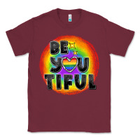 Burgundy Be you tiful pride Classic Tee - FaDigitalArtStudio