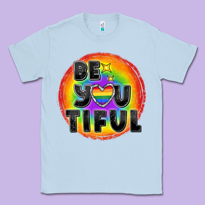 Be You Tiful Pride Classic Tee Designed By Fadigitalartstudio