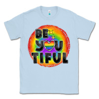 Dusty Blue Be you tiful pride Classic Tee - FaDigitalArtStudio