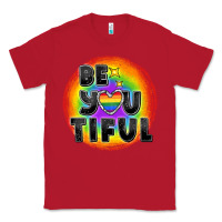 Red Be you tiful pride Classic Tee - FaDigitalArtStudio