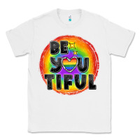 White Be you tiful pride Classic Tee - FaDigitalArtStudio