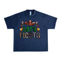 Navy fiesta Urban Heavy Tee - CowhideDigitalArt