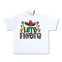 White fiesta Urban Heavy Tee - CowhideDigitalArt