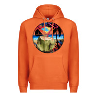 Carrot coconut drink colorful leopard Premium Hoodie - BarkalooDesign