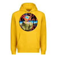 Lemon coconut drink colorful leopard Premium Hoodie - BarkalooDesign