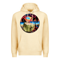 Pina Colada coconut drink colorful leopard Premium Hoodie - BarkalooDesign