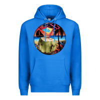 True Royal coconut drink colorful leopard Premium Hoodie - BarkalooDesign