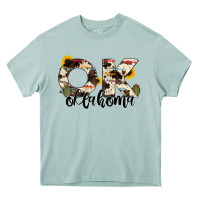 Arona oklahoma state cowhide serape cactus Heavy Core Tee - RanaPortraitStore