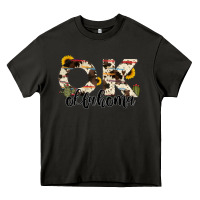Asphalt oklahoma state cowhide serape cactus Heavy Core Tee - RanaPortraitStore
