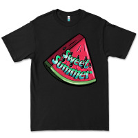 Black sweet summer watermelon 1 Premium Tee - BundleAndBundleShop