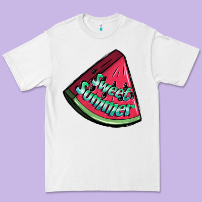 Sweet Summer Watermelon 1 Premium Tee Designed By Bundleandbundleshop
