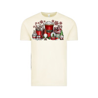 Vintage Arctic Christmas Coffee Drink Vintage Tee - CowhideDigitalArt