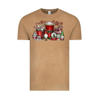 Vintage Camel Christmas Coffee Drink Vintage Tee - CowhideDigitalArt