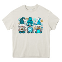 Cream winter gnomies Heavy Core Tee - BundleAndBundleShop