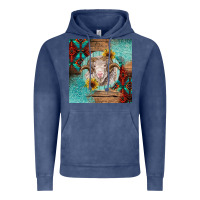 Vintage Denim western merino Vintage Hoodie - BarkalooDesign