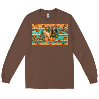 Chestnut Fall coop animals pumpkin Long Sleeve Tee - Artiststas