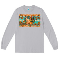 Moon Dust Fall coop animals pumpkin Long Sleeve Tee - Artiststas