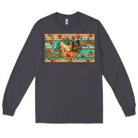 Smoke Fall coop animals pumpkin Long Sleeve Tee - Artiststas