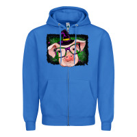 True Royal pig halloween Zipper Hoodie - RanaPortraitStore