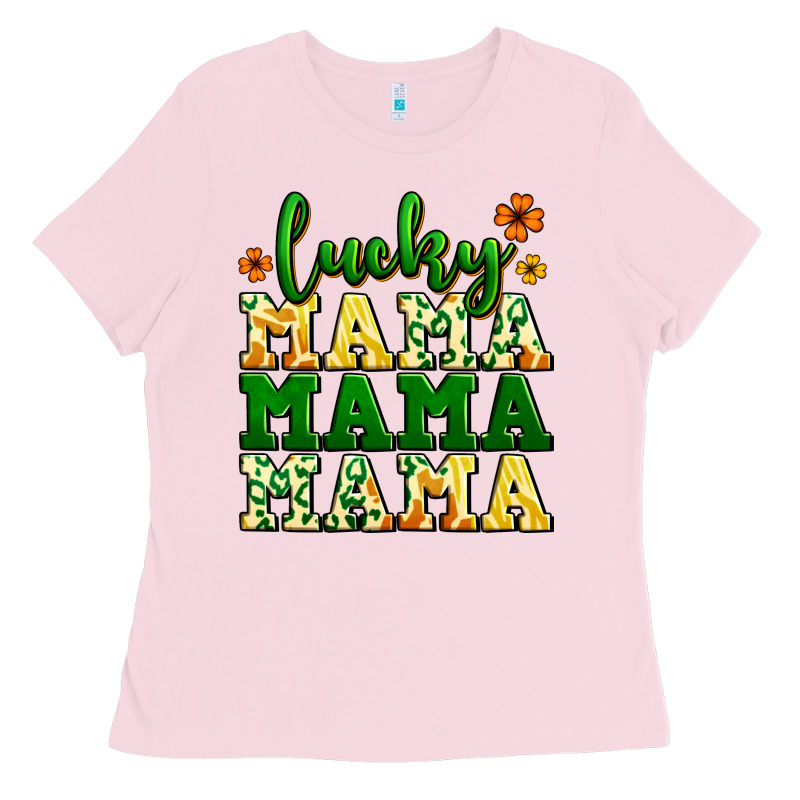 Lucky Mama Mama Mama  St. Patrick's Ladies Tee by LillyAllenDesigns | Teevron