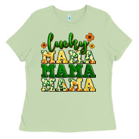 Matcha lucky mama mama mama  St. Patrick's Ladies Tee - LillyAllenDesigns