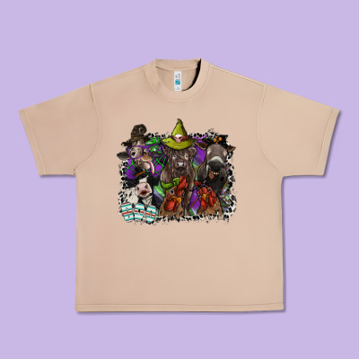 Animal Halloween Urban Heavy Tee Designed By Sublimationcraftshop