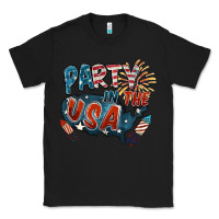 Black Party in the USA Classic Tee - FaDigitalArtStudio