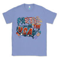 Colony Blue Party in the USA Classic Tee - FaDigitalArtStudio