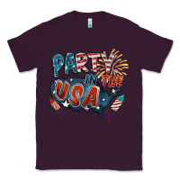 Plum Party in the USA Classic Tee - FaDigitalArtStudio