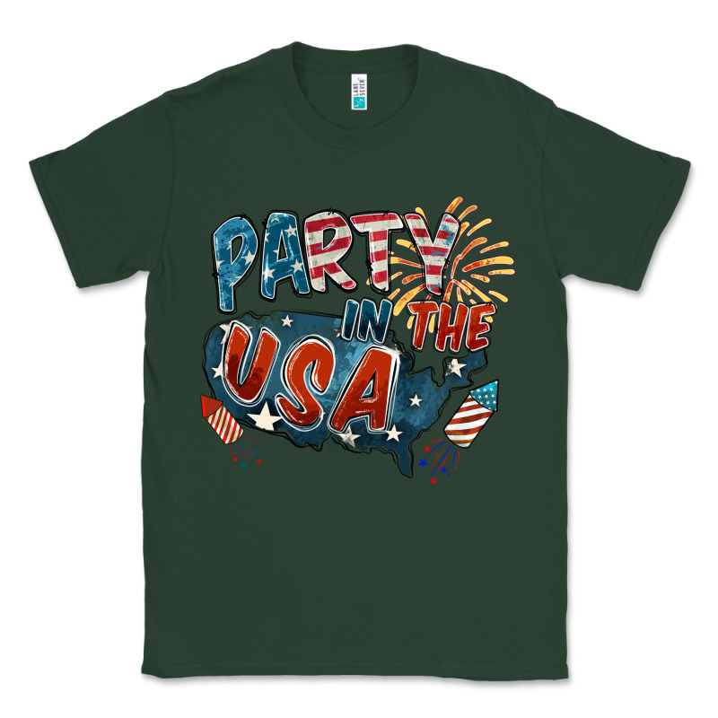 Party In The Usa Classic Tee by FaDigitalArtStudio | Teevron