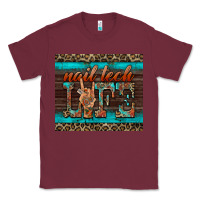 Burgundy nail tech life Classic Tee - BarkalooDesign