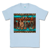 Dusty Blue nail tech life Classic Tee - BarkalooDesign