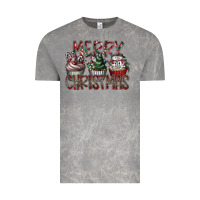 Cloud Rock Merry Christmas Vintage Tee - CowhideDigitalArt