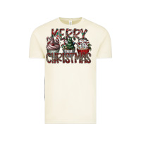 Vintage Arctic Merry Christmas Vintage Tee - CowhideDigitalArt