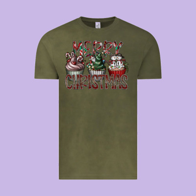 Merry Christmas Vintage Tee Designed By Cowhidedigitalart