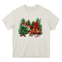 Cream christmas santa Heavy Core Tee - FaDigitalArtStudio