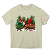 Mossy christmas santa Heavy Core Tee - FaDigitalArtStudio