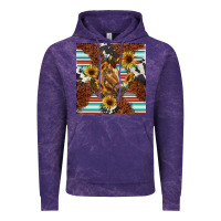Cloud Purple western horse Vintage Hoodie - BarkalooDesign
