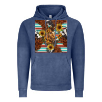 Vintage Denim western horse Vintage Hoodie - BarkalooDesign