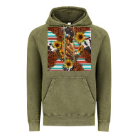Vintage Olive western horse Vintage Hoodie - BarkalooDesign