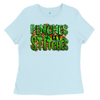 Baby Blue pinches get stitches st patricks Ladies Tee - LillyAllenDesigns