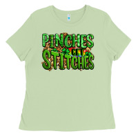 Matcha pinches get stitches st patricks Ladies Tee - LillyAllenDesigns