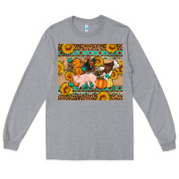 Heather Grey Fall Coop Animals Long Sleeve Tee - Artiststas