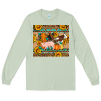 Matcha Fall Coop Animals Long Sleeve Tee - Artiststas