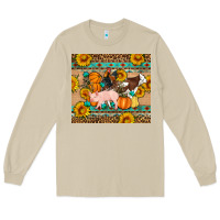 Mushroom Fall Coop Animals Long Sleeve Tee - Artiststas
