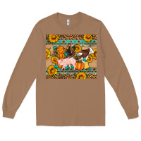 Toasted Coconut Fall Coop Animals Long Sleeve Tee - Artiststas