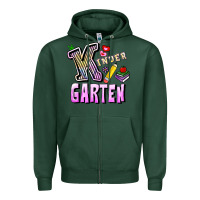 Sports Green kindergarten Zipper Hoodie - RanaPortraitStore